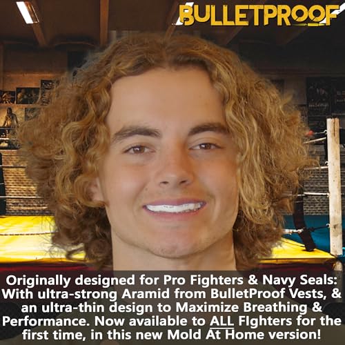 Image of Bulletproof MMA Boxing Mouth Guard is 3X Stronger! Fighting Mouthguard Martial Arts Mouthpiece Karate Muay Thai Taekwondo Sparing Wrestling BJJ Jiu Jitsu Mouth Piece Men Women Adult Youth