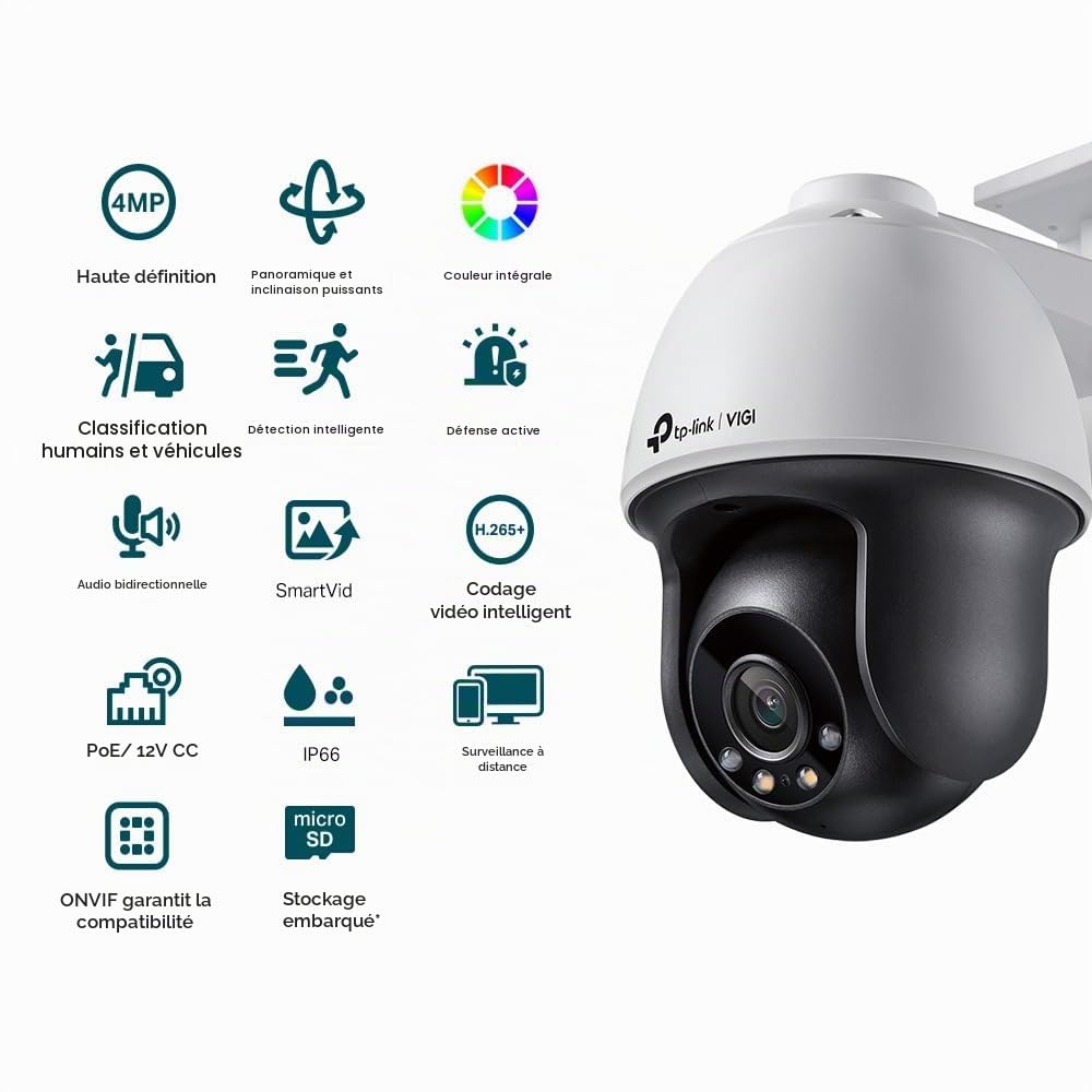 TP-Link Caméra VIGI C540 (4 mm)