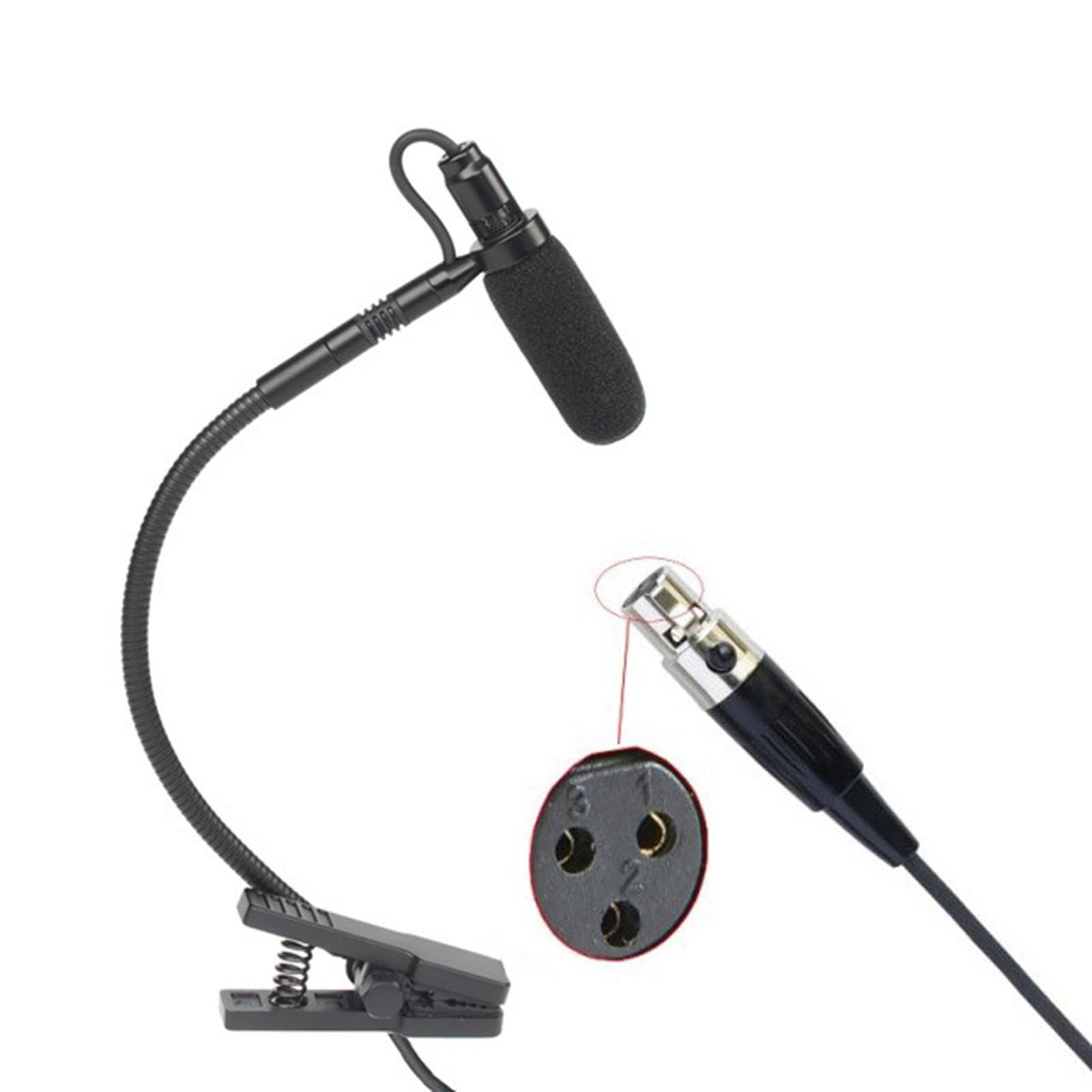 グースネック・コンデンサーマイク 5本セット Amazon.co.jp: Dickly 楽器マイクコンデンサークリップ