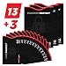 Geckone RFID Blocking Sleeves, 13 RFID Blocking Credit Card Sleeves and 3 RFID Blocking Passport Sleeves, Easily Fits Your Wallet, The Ultimate Identity Theft Protection Bundle For Your Family