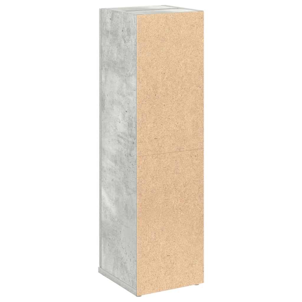 vidaXL Mobile da Bagno con Portarotolo Grigio Cemento 20,5x22x72 cm, mobiletto portaoggetti per Bagno