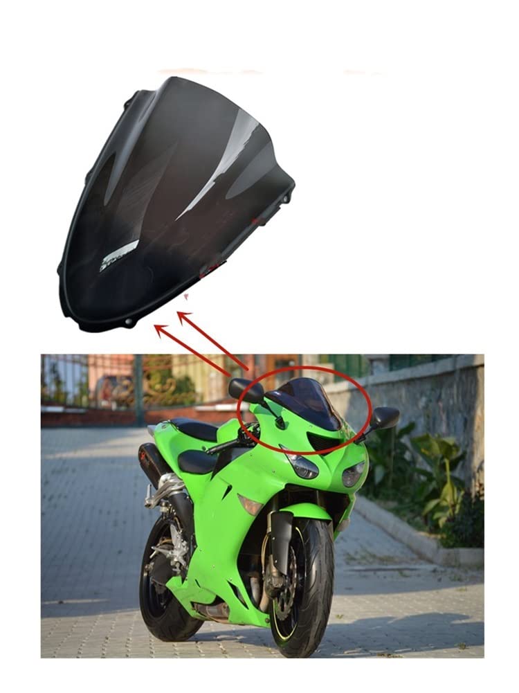 Motorcycle Wind Screen For Kawasaki For Ninja For ZX6R 636 2005