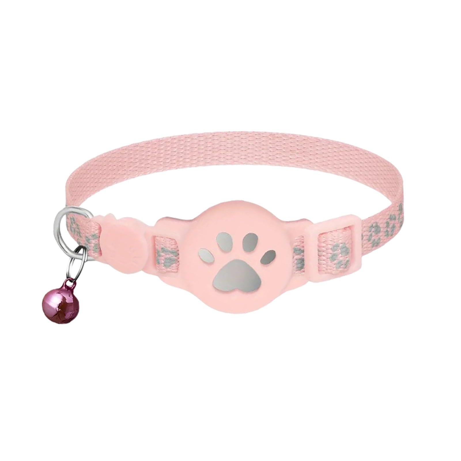 Cat Tracker Collar for Small Cats - Real Time Cat GPS Tracker No Monthly Fee, Pet Tracker for Cats Works with Apple Find My (Only iOS), No SIM Required (C#)