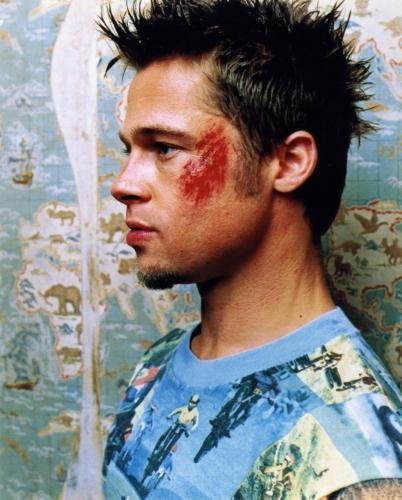 BRAD PITT INTEGRAL SILVER ポスター Amazon.com : Brad Pitt Poster Fight Club #01B 11x17 Master
