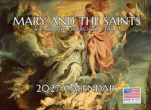 Mary And The Saints Catholic Calendar 2027 Religious Monthly Wall...