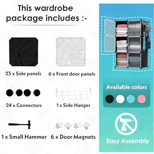 ABOUT SPACE 6-Cube Wardrobe - Image 7 of 7