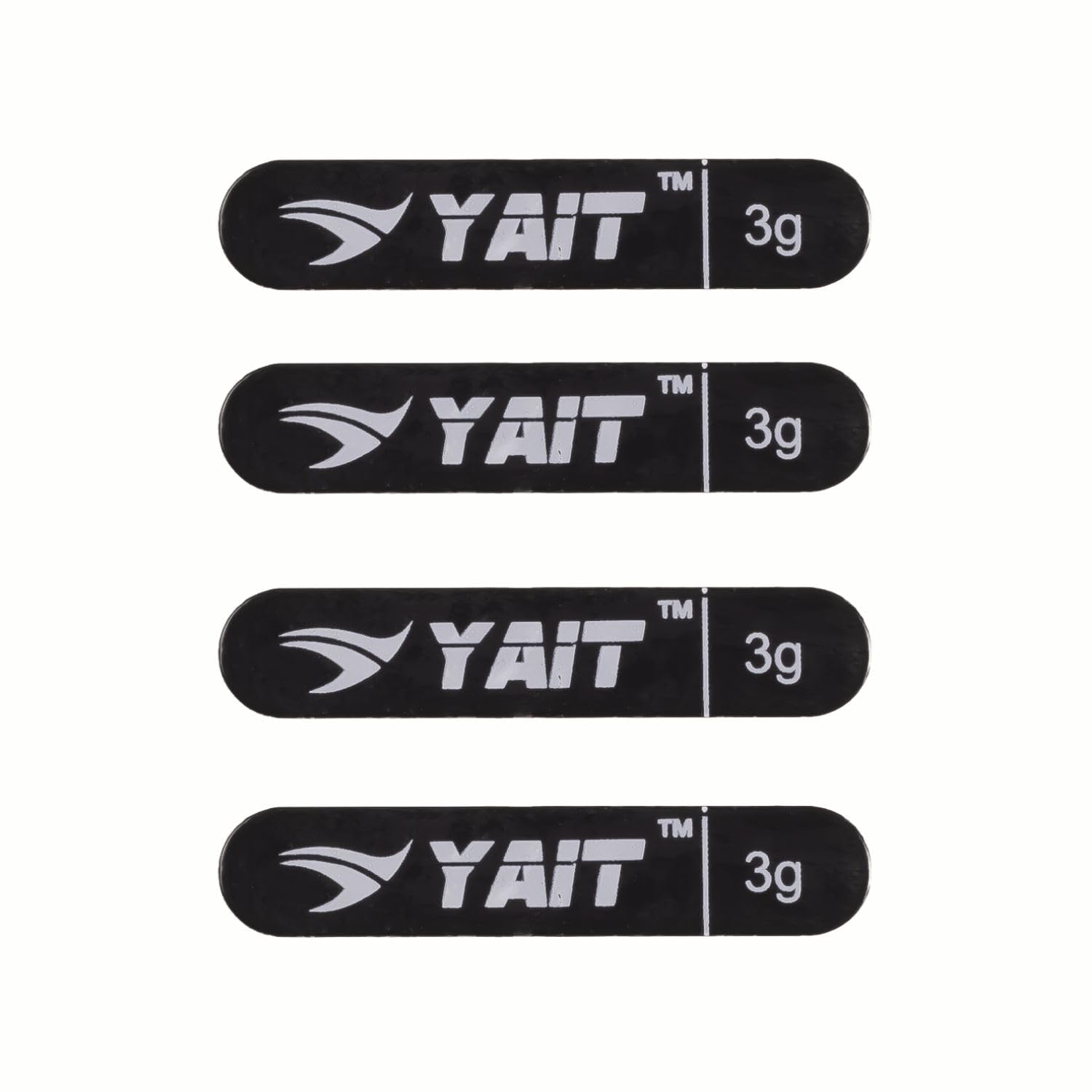 YAIT Paddle Weights – 4 Pre-Weighted 3 g Lead Strips (2-Inch) for Precise Balance, Boost Power & Spin, Strong Reusable Adhesive, Quick Peel-and-Stick Application for Pro-Level Tuning-image-7