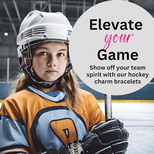 Infinity Collection Hockey Bracelet, Hockey Jewelry- Hockey Bangle Bracelet Gift for Girl Hockey Players3