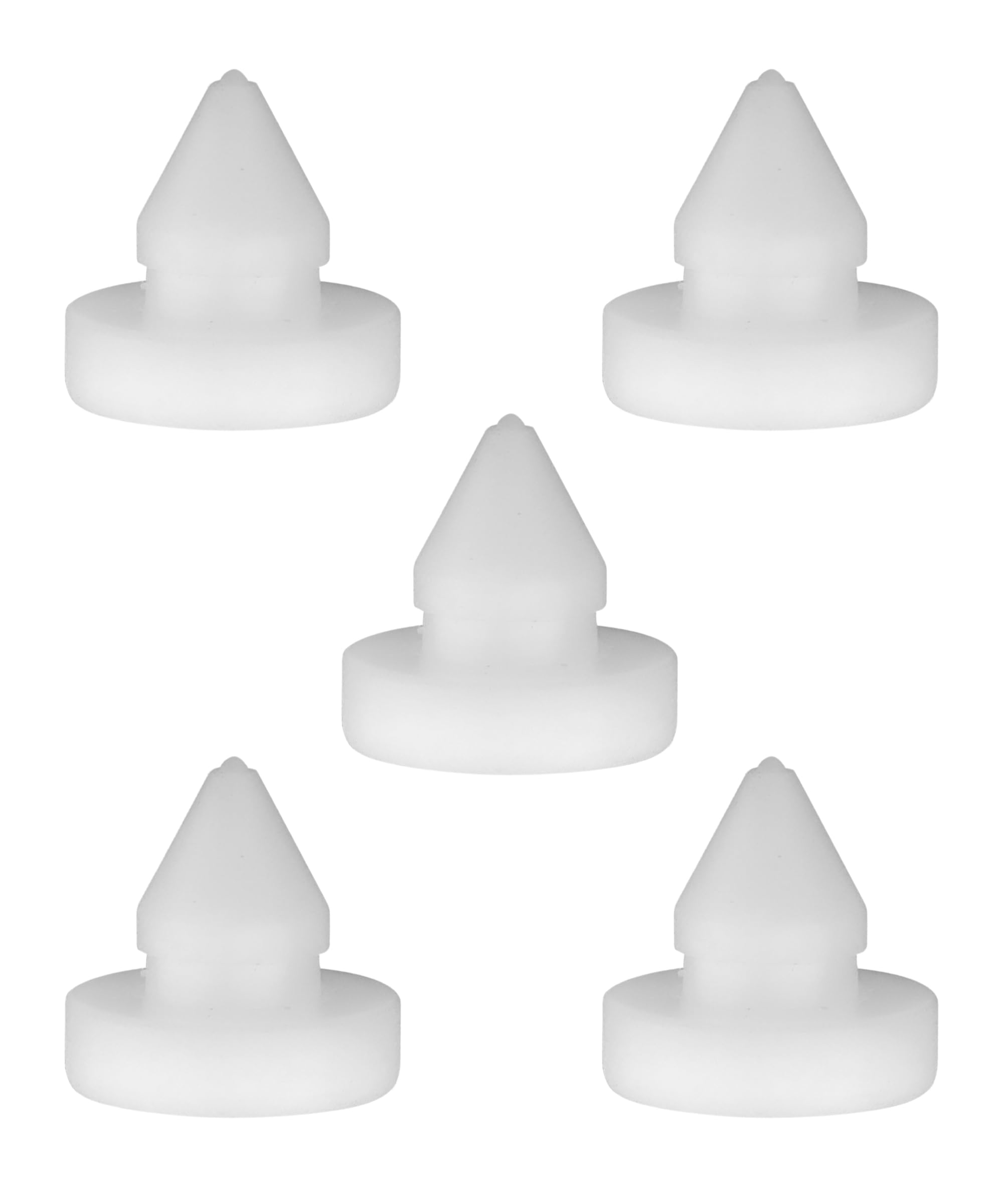 Brake Pedal Stop Pad,Car Accessories Brake Light Switch Stopper,Rubber Car Brake Pedal Stopper Fastener,Fit for Most Cars,Trucks,Replace #46505SA5000,9054106036 (5pcs White)