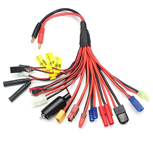 KINGDUO Wielofunkcyjny kabel do ladowania wagi XT60 EC3 EC5 TRX T Wtyk JR FUTABA Anderson Adapter