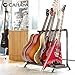 CAHAYA Multi Guitar Rack: Acoustic Guitar Display Rack 5 Holder Thick Padding Guitar Rack Holder Floor Stand for Classical Acoustic Electric Guitars and Bass CY0345