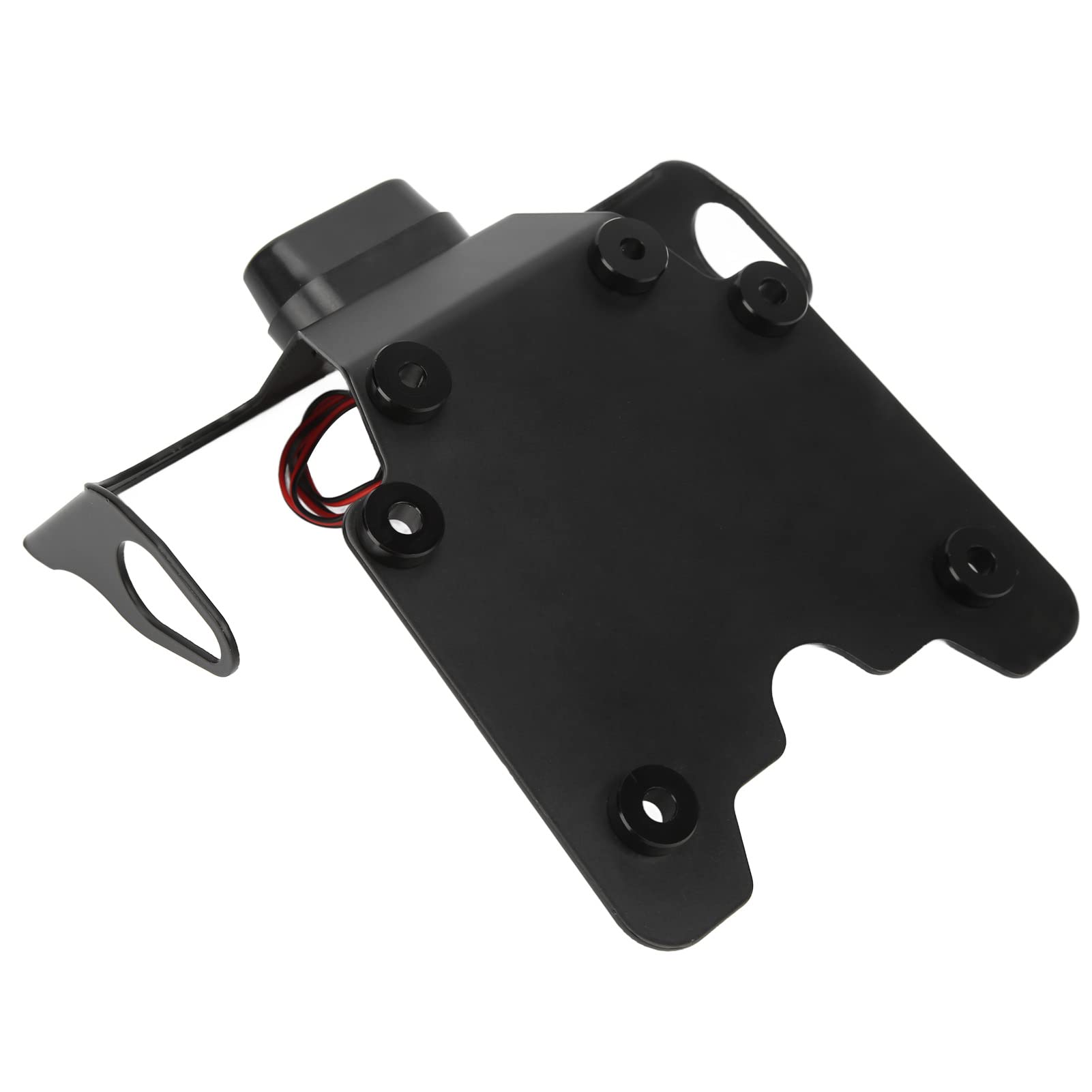 Staffa Portatarga in Lega di Alluminio Leggera e Resistente Supporto Posteriore per Motocicli Universale Facile da Installare Adatto a Tutti i Modelli