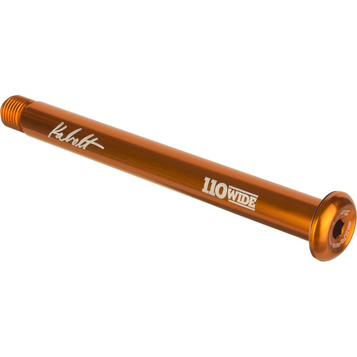 FOX Racing Shox Kabolt Axle Orange Anodized, 15X110mm Ta