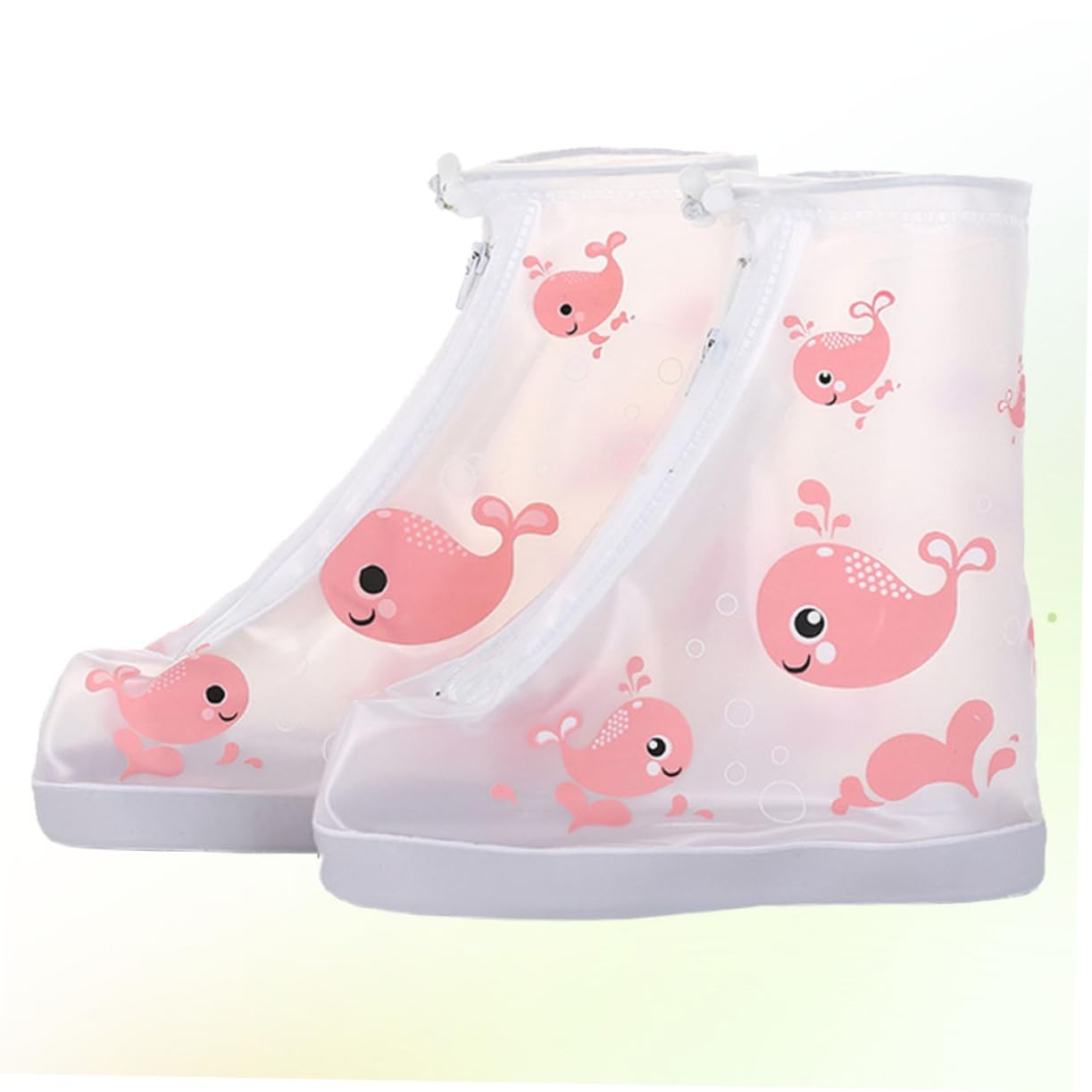 HANABASS 1Pair Rainproof Shoe Covers for Non Slip PVC Overshoes with Cartoon Pattern Protection for Shoes