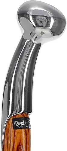 Miniatura 2 de Espresso Hame - Bastón cromado con mango de madera de fresno retorcido