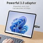 Adaptateur USB C vers USB [4-Pack], Adaptateur OTG USB Type C Mâle vers USB 3.0 Femelle Compatible avec MacBook Pro, Chromebook, Pixelbook, Microsoft, Samsung Galaxy S8 9 10 20 21 S22 Ultra Plus Note