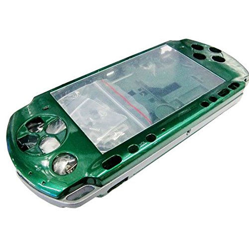 Replacement Housing Shell Faceplate Case Cover For Playstation Portable PSP3000 PSP 3000(green)