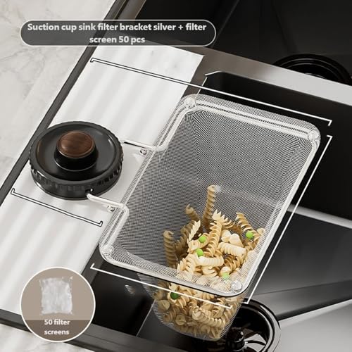 Filtro de desagüe con succión para cocina y baño miniatura 6