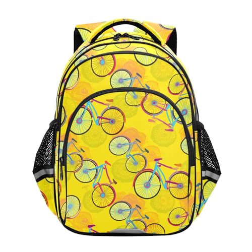 Bicycles Colorful Toddler Backpack for Prechool Boys Girls 3-8 Years Mini Bookbag S 202c1362