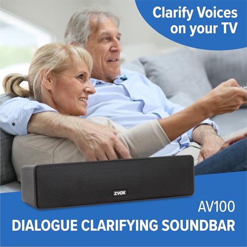 Zvox Accuvoice Av100 Compact Tv Soundbar Speaker With 6 Levels Of Voice Boost thumb #1