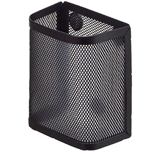 Lihit Lab A7390-24 Magnetic Pocket Pen Stand, Black