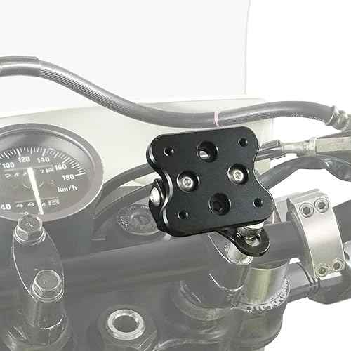Miniatura 6 de xitomer Soporte universal para GPS, soporte adaptador de GPS, apto para CB1000R Grom MSX125 Monster 800 Versys 650 DR-Z400SM, compatible con montaje