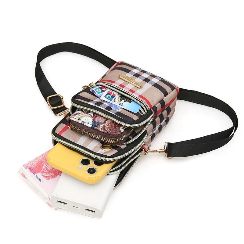 Women's Small Crossbody Bag - Mini Mobile Wallet, Lightweight Mobile Wallet Shoulder Bag2