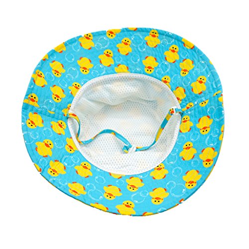 Image of Home Prefer UPF50+ Wide Brim Sun Hat Boys Girls Sun Protection Hat Zoo Beach Swim Safari Bucket Hat for Baby Toddler Kid