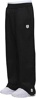 Generisch Jogging Bottoms Men's Baggy Cotton Sweatpants with Elastic Waist and Wide Leg Comfortable Sports Trousers with Pockets and Drawstring for Training, Y2K Streetwear