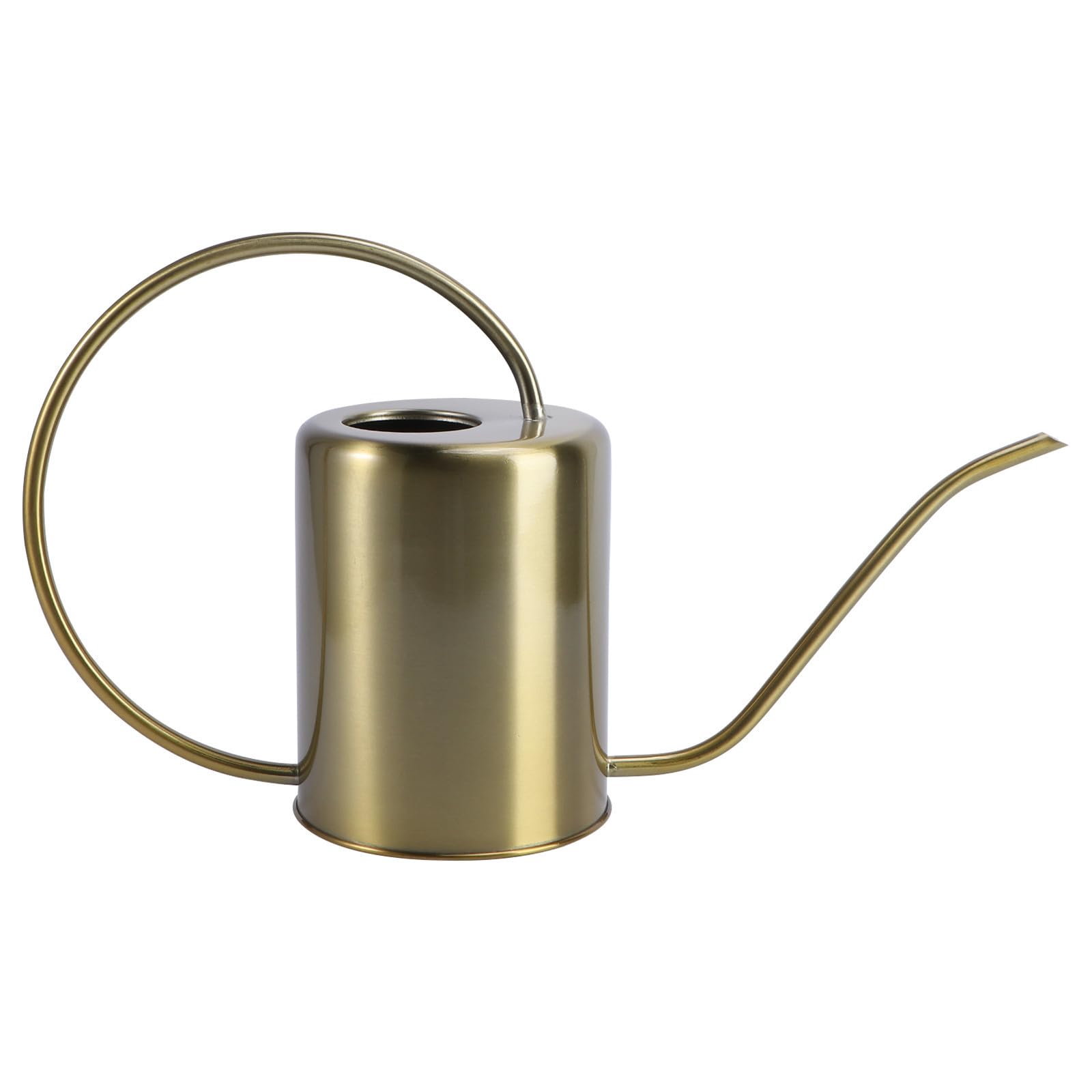 Holibanna Arrosoir en Acier Inoxydable 2000 ML pour Maison et Jardin, Bec Long pour Arrosage Précis, Design Portable et Facile à Transporter