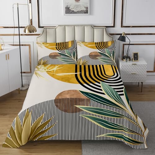 Erosebridal Mid Century Bedspread Set Twin Size Contemporary Bohemian Quilt
