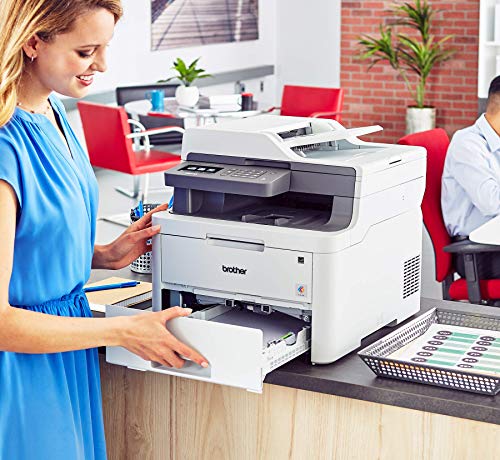 Brother Mfc-L3710Cw Compact Digital Color All-In-One Printer Providing Laser Printer Quality Results With Wireless, Amazon Dash Replenishment Ready, White #TOP5