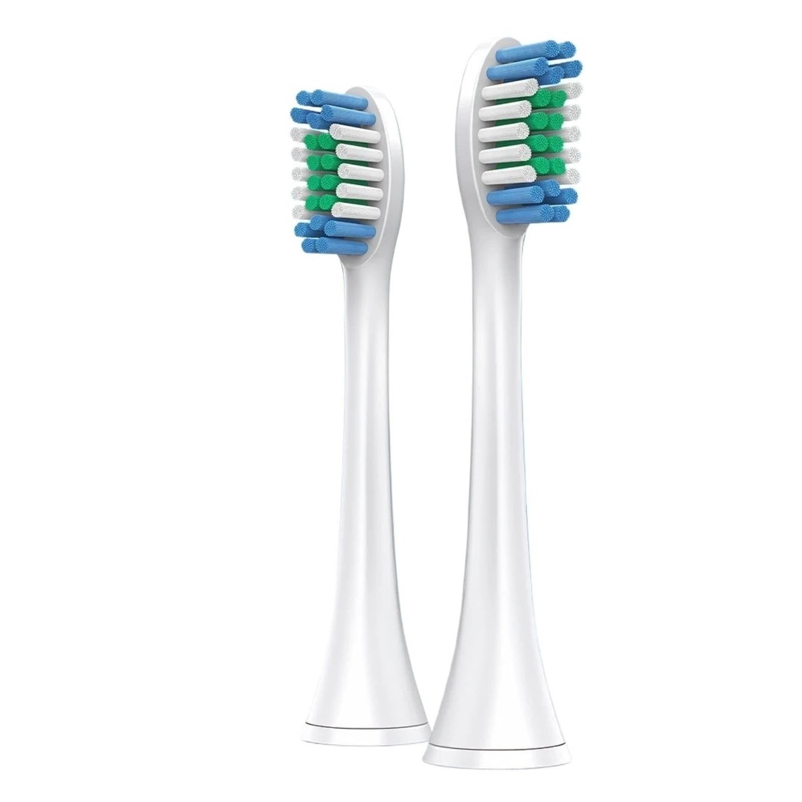 4PCS Testine, Compatibile Con Philips, 4100 2100 1100 4300 | 5100, 5300, 6100, 6500, 7000, 7300, 7500; setole medie a scatto(White-20 Pcs)