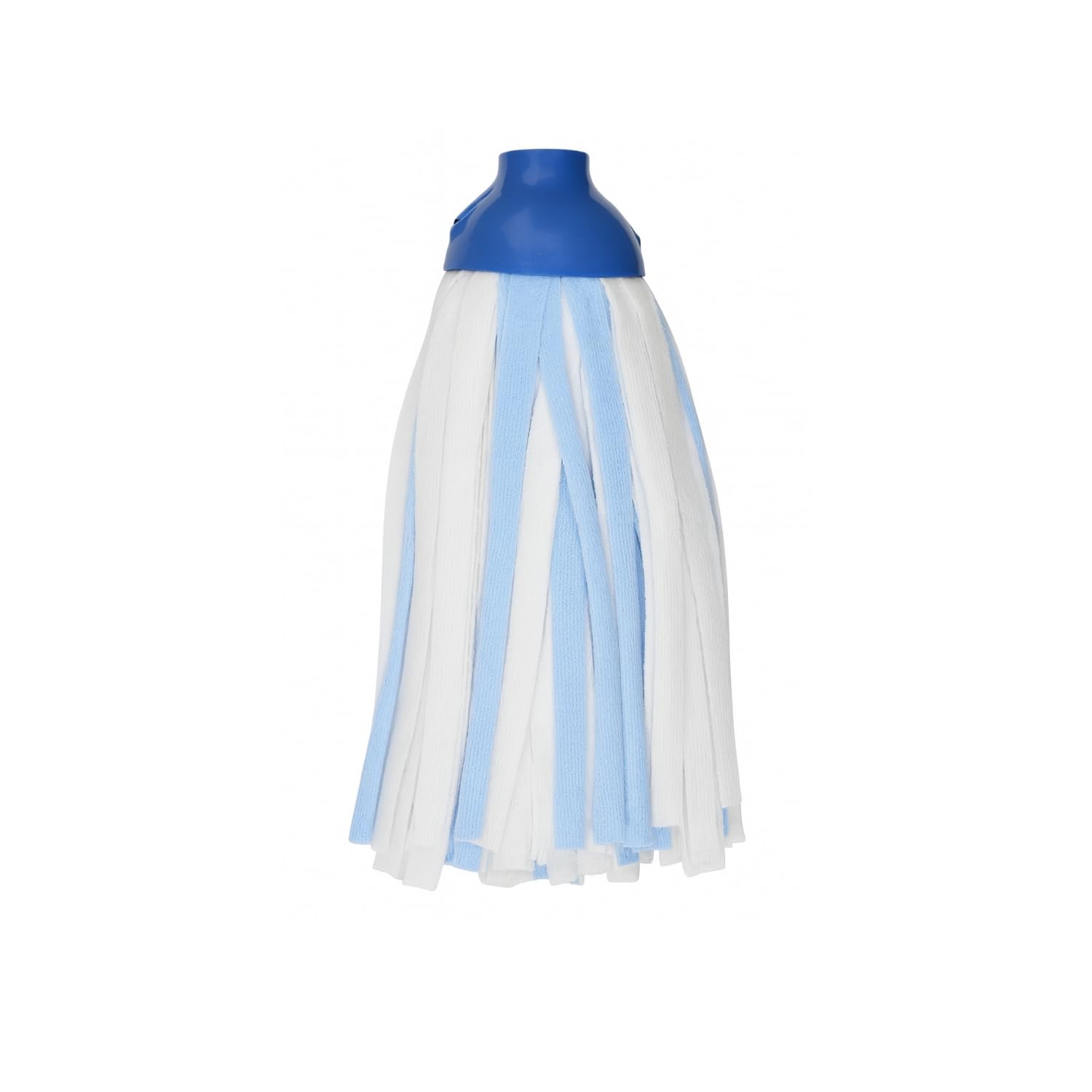 HOMESHOPA Synthetic Floor Mop Head, 1 Pack Blue Super Absorbent Synthetic Cloth Strands, Versatile Easy-Clean Mop Refill for Home, Office & Commercial Use