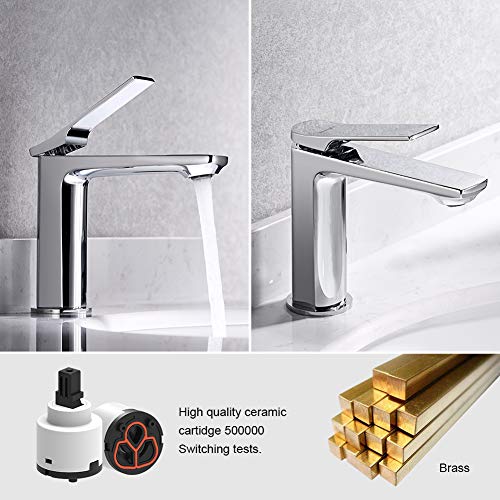 Ibergrif-M11004-Praga-Grifo-de-Bano-Mezclador-de-Lavabo-Cromo-Plata