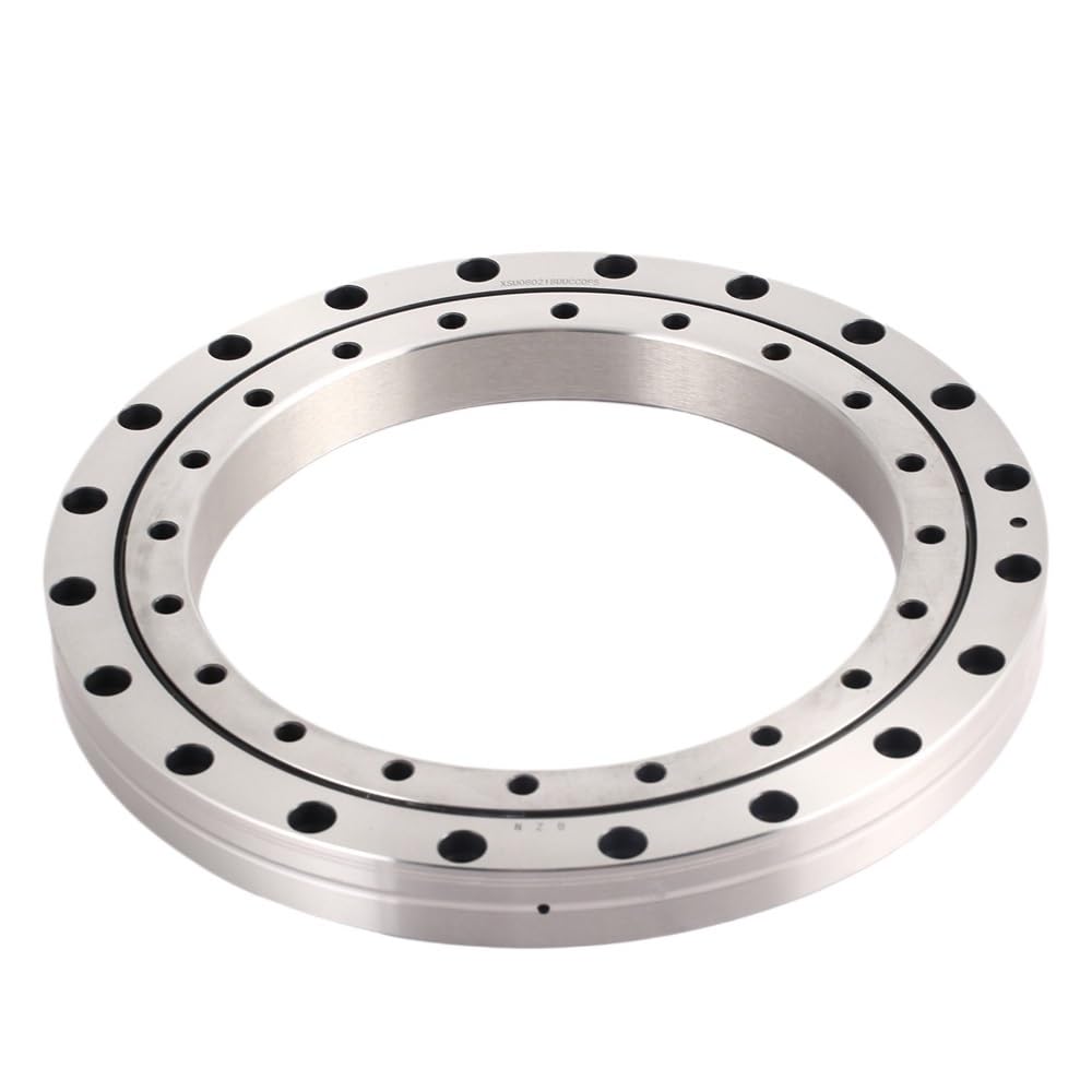 PEQYUACTE 1PCS Thin-Wall Precision Cross Roller Bearing XSU080168 130 * 205 * 25.4MM Rotary Disk Bearing Robot Joint Bearing