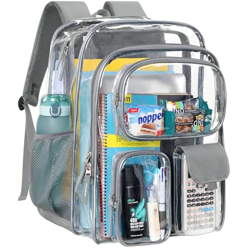 PACKISM Clear Backpack for School - 18 Inch Extra Large...