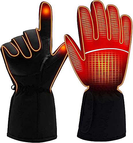 Gants chauffants avec batteries rechargeables de ski