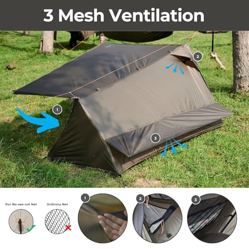 Carpa ultraligera para 1 persona onewind miniatura 6