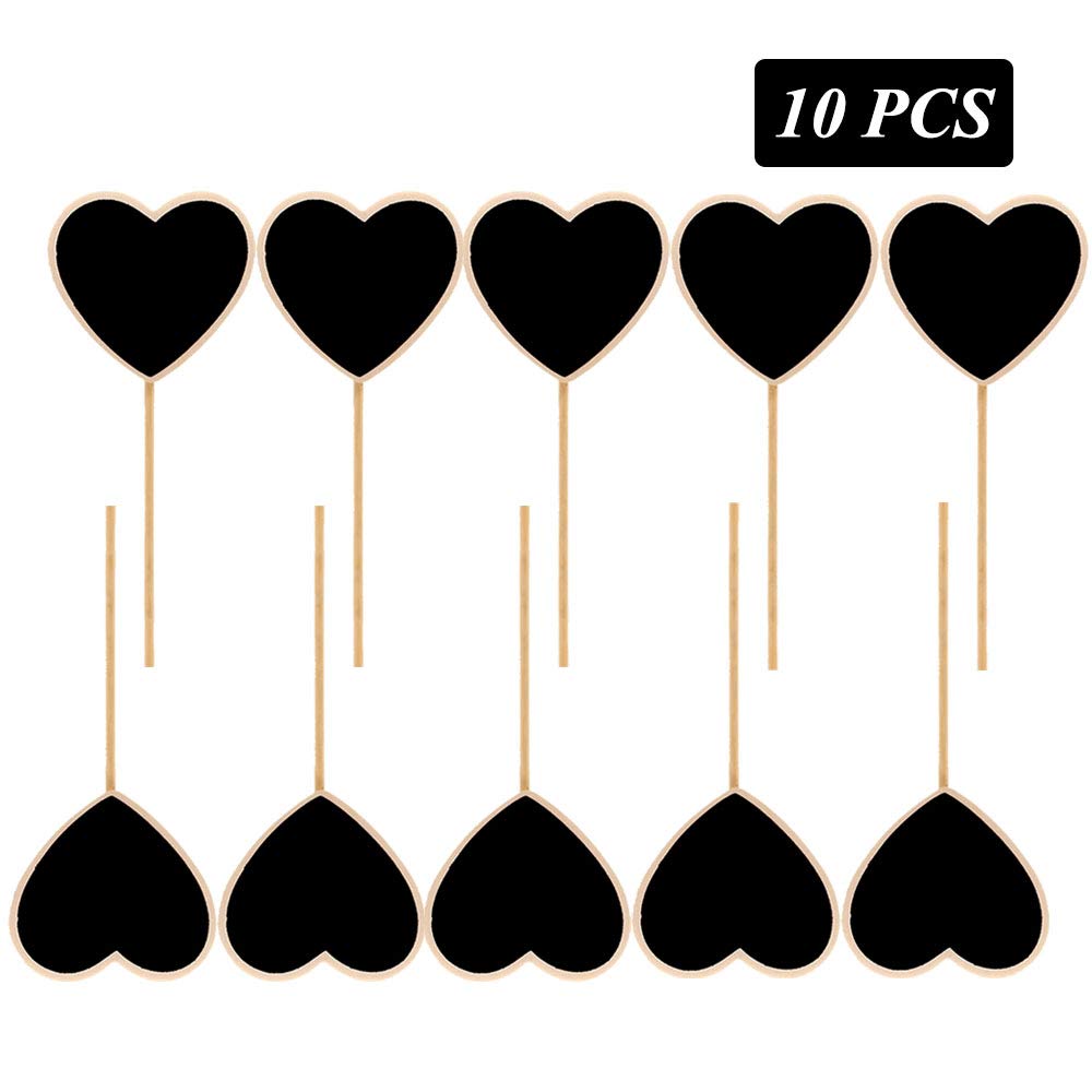 30 Étiquettes Plantes En Forme De T - Mini Tableau Noir Jardin Pour Semences Légumes Et Décoration - Bois Buis