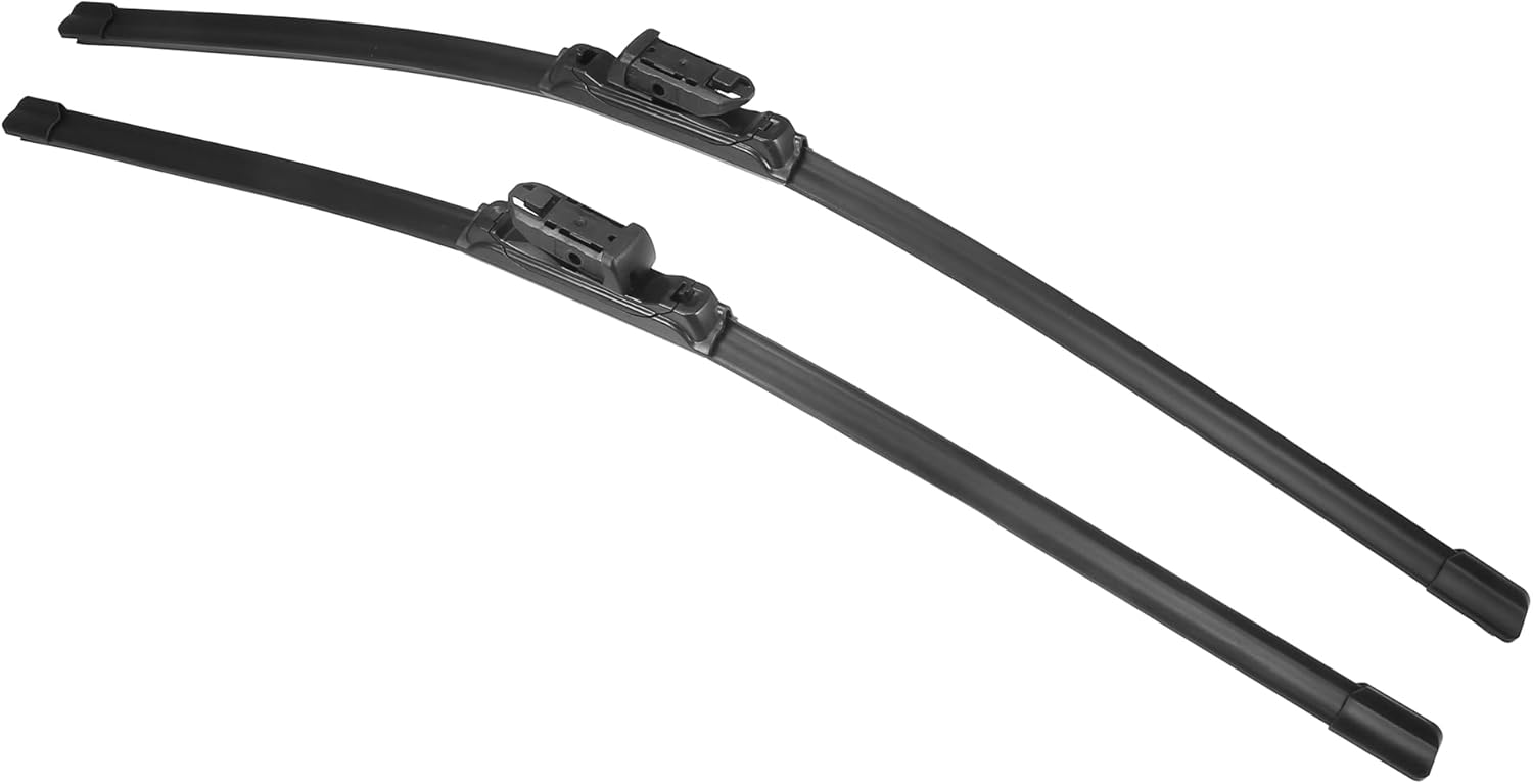 X AUTOHAUX 1 Pair 27" 25" Coating Silicone Front Windshield Wiper Blade Replacement Pair Set for Buick Verano 2011-2016 Top-Lock Not J/U Hook
