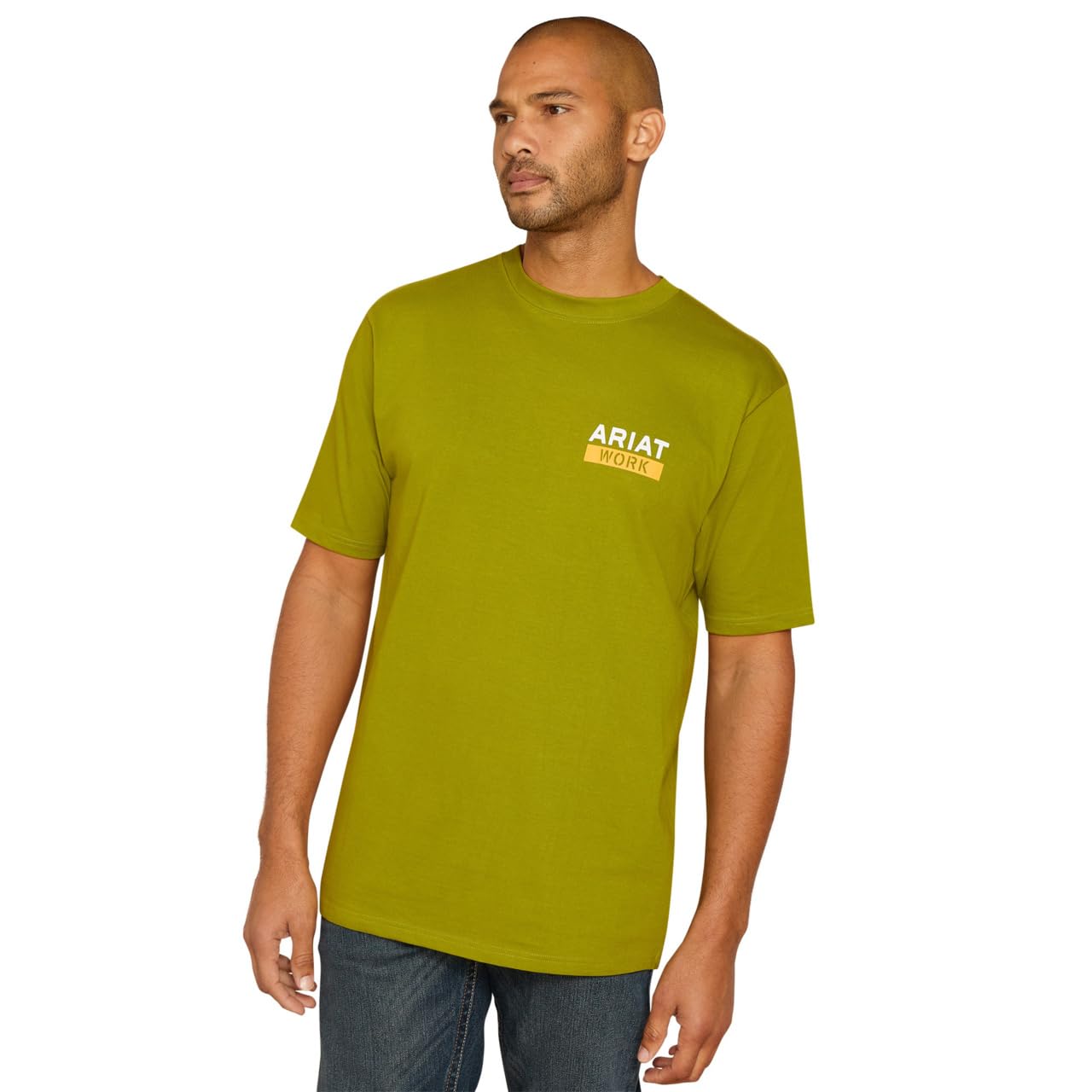 ARIATMen's Rebar Cotton Strong Roughneck Graphic T-Shirt