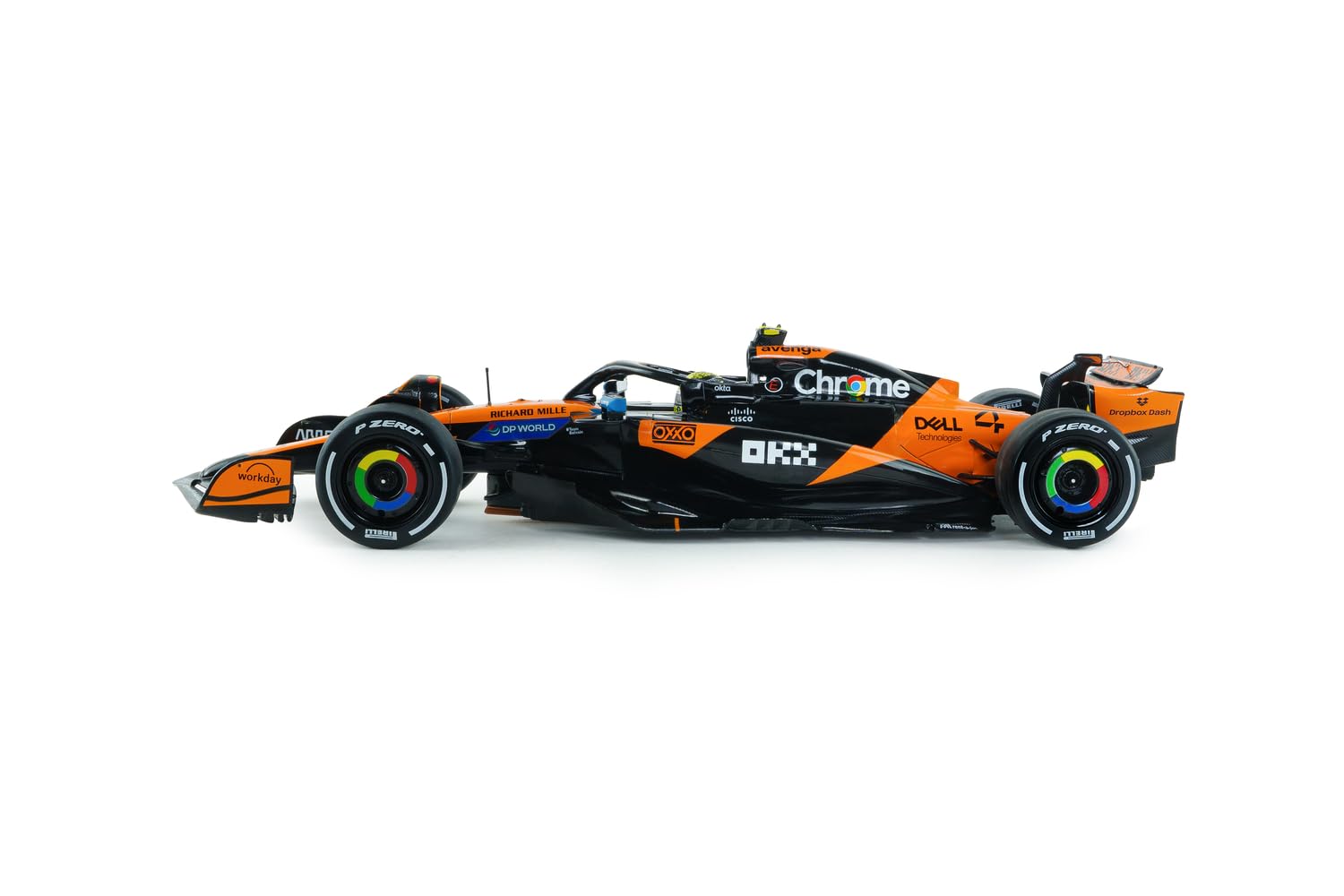 Solido - McLaren MCL39#4 GP Australia 2025 1:18 – Die-Cast Formel 1 Modellauto, Fahrer L. Norris, orange, Sammlermodell, Fensterkarton mit Kunststoffsockel