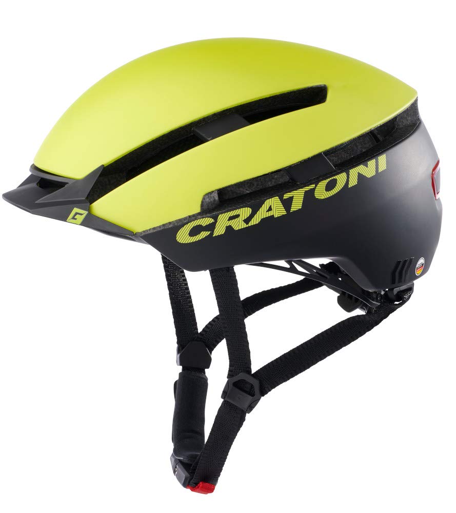 Cratoni C-Loom Allround Fahrradhelm E-Bike Helm Pedelec (Lime-schwarz matt, M/L (58-61 cm)) Sport & Freizeit