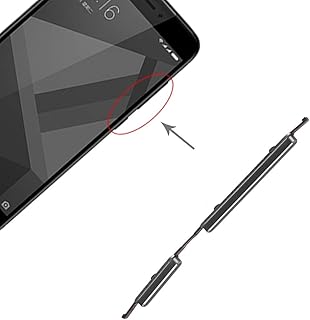 JIANGSHOUJIESPA Botón de Encendido y botón de Control de Volumen for Xiaomi Redmi 4X (Color : Rosado)