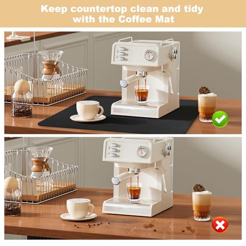 Accessoires de bar à café tapis pour machine à café absorbant de cuisine