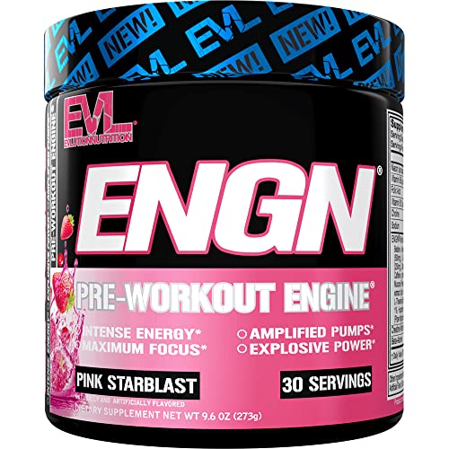Evl Intense Pre Workout With Creatine - Pre Workout Powder Drink For Lasting Energy Focus And Recovery - Engn Energizing Pre Workout For Men With Beta Alanine Caffeine And L Theanine - Pink Starblast #TOP14