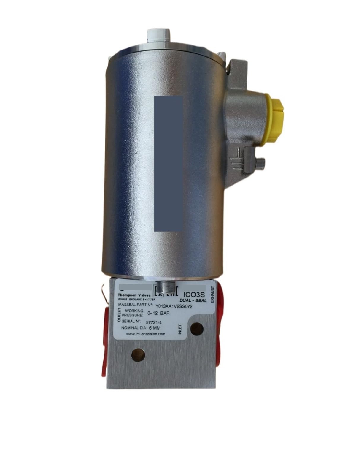 0P7BR328B Y013AA3V2SS072-90 Stainless Steel High Pressure Valve Solenoid