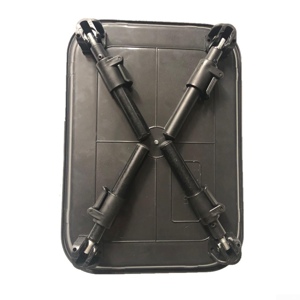 Table D'appât De Pêche – Plastique Durable, Pieds Réglables (14-24 Cm), Légère (40x28 Cm), Pour Carpe Et Bivouac
