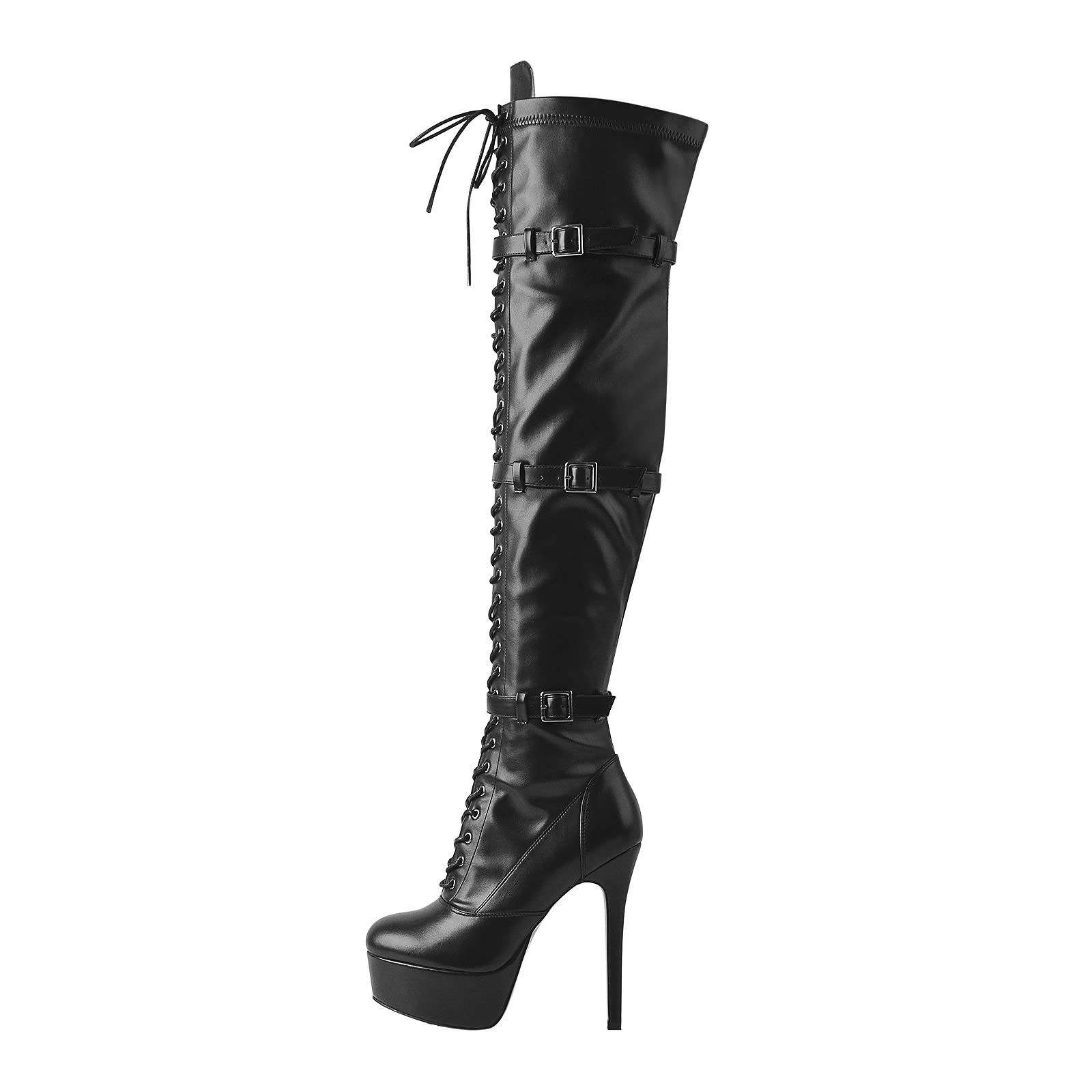Only maker Mujer Sobre la rodilla Tacones altos Plataforma Tacón Stiletto Botas